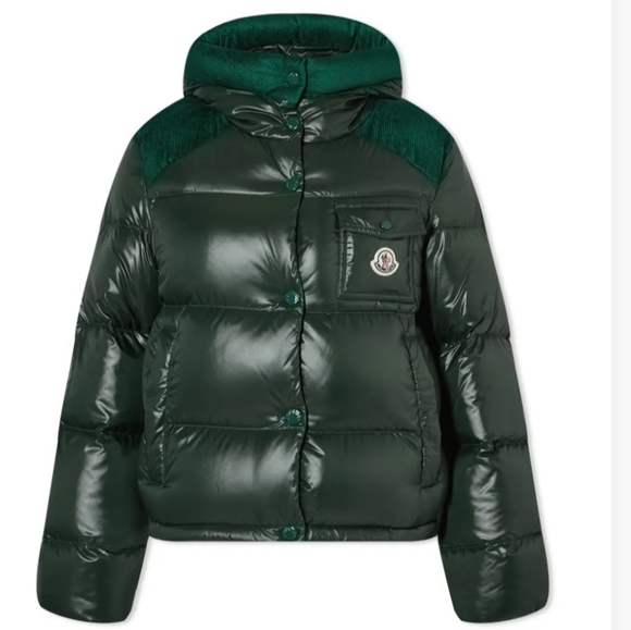Moncler Green Hooded Down Jacket Sz US Medium/Small - Picture 11 of 16